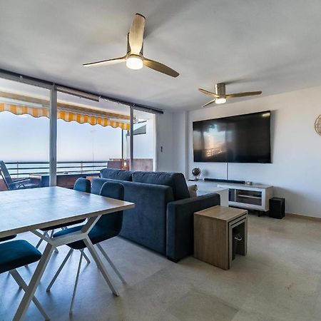 Vistas Azules -- Remodeled, Large Terrace, Spectacular Ocean Views And Beach Level Access Torremolinos Buitenkant foto