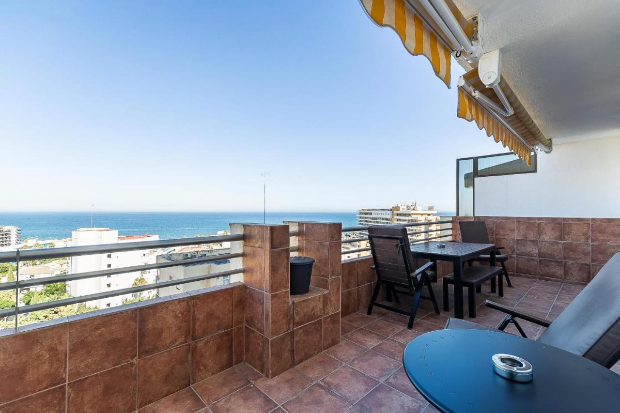 Vistas Azules -- Remodeled, Large Terrace, Spectacular Ocean Views And Beach Level Access Torremolinos Buitenkant foto