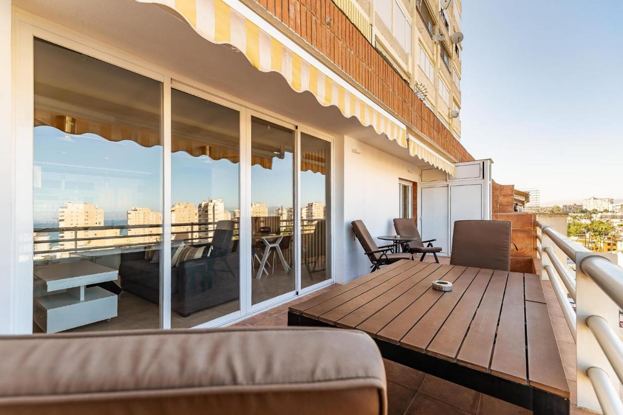 Vistas Azules -- Remodeled, Large Terrace, Spectacular Ocean Views And Beach Level Access Torremolinos Buitenkant foto
