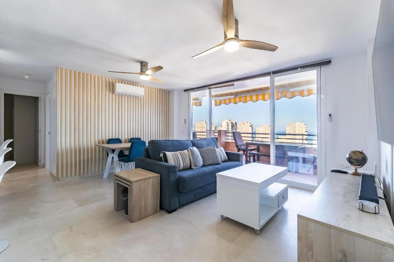Vistas Azules -- Remodeled, Large Terrace, Spectacular Ocean Views And Beach Level Access Torremolinos Buitenkant foto
